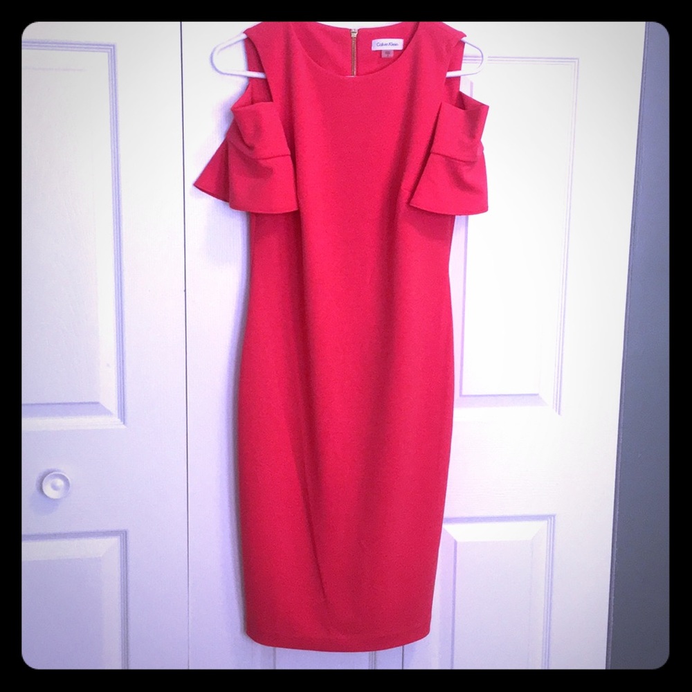 Calvin Klein Cold Shoulder Dress